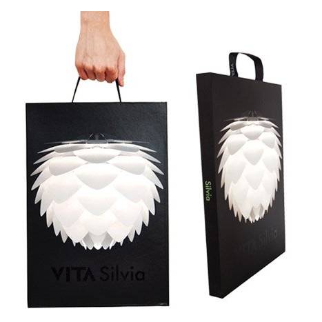 VITA Silvia pendant lamp 35cm white