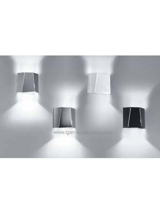 Aplique de pared Future 1 luz metal plegado colores