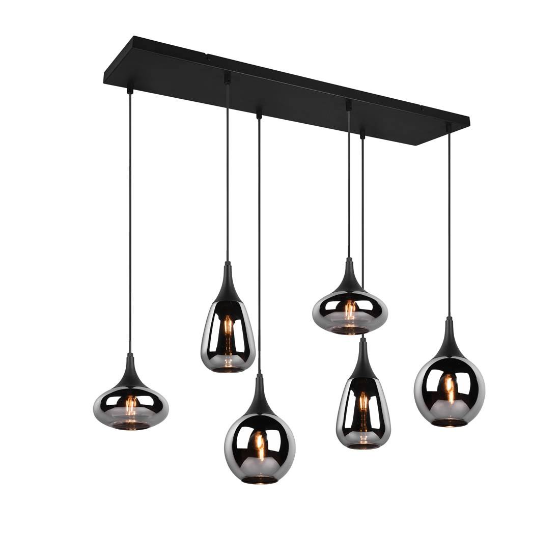 Lámpara colgante Lumina lineal E14 cristal - Trio Lámpara colgante Lumina lineal E14 cristal - Trio
