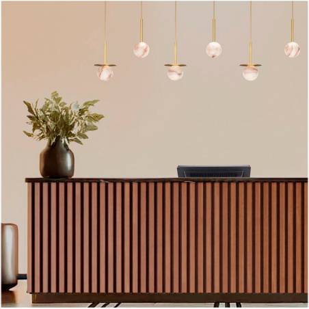 ROBIN Royal G9 alabaster pendant lamp