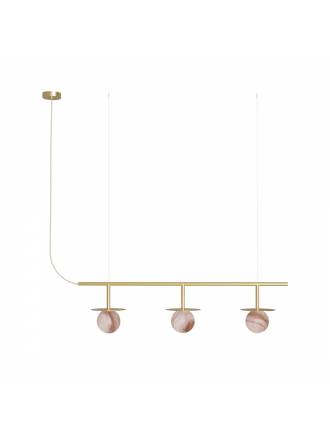 ROBIN Royal 3L G9 alabaster pendant lamp