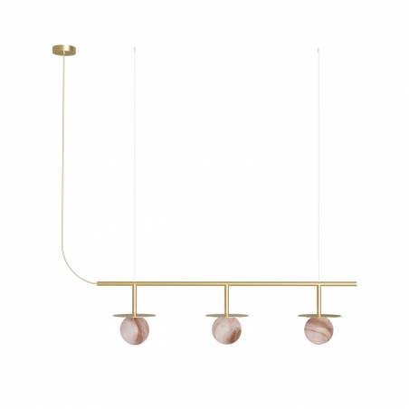 ROBIN Royal 3L G9 alabaster pendant lamp