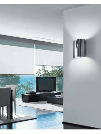 Aplique de pared Future 2 luces tall metal colores