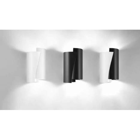 Aplique de pared Future 2 luces tall metal colores