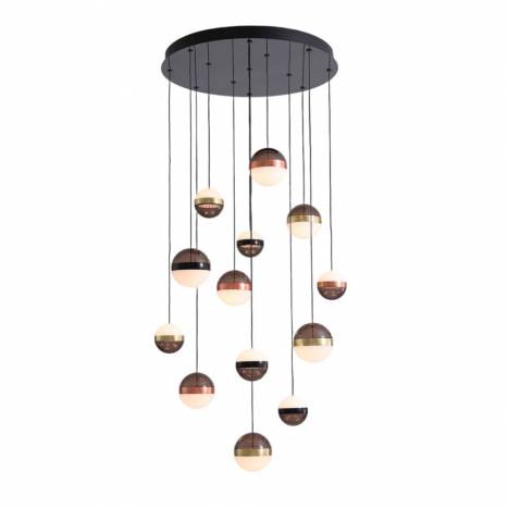 Lámpara colgante Orbes 13L LED - Schuller Lámpara colgante Orbes 13L LED - Schuller