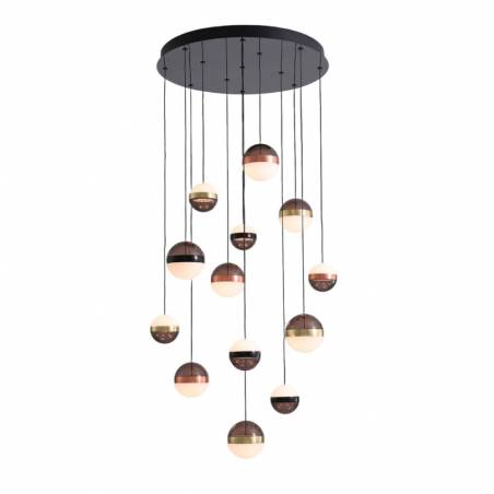 Lámpara colgante Orbes 13L LED - Schuller