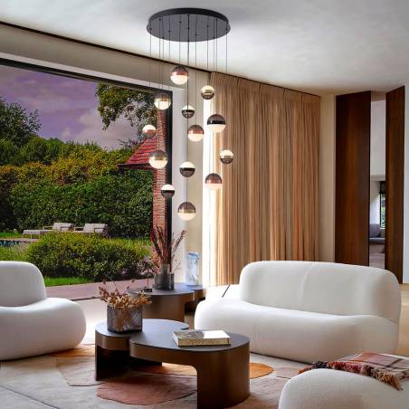 Lámpara colgante Orbes 13L LED - Schuller