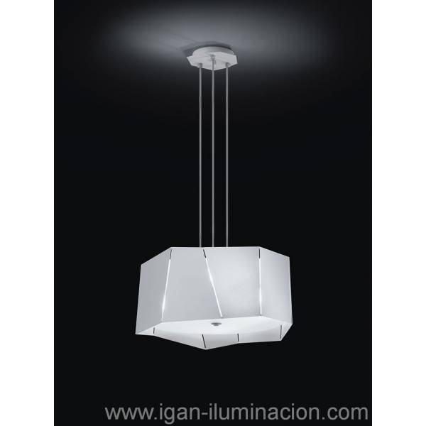 BRILLIANCE Axis pendant lamp 3L white