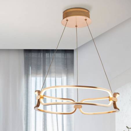 Lámpara colgante Colette LED 54w Ø60cm - Schuller