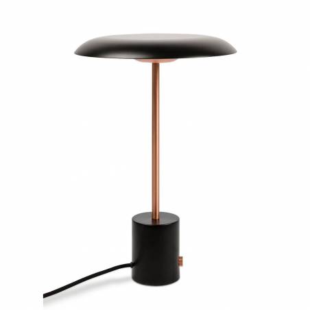 Lámpara de mesa Hoshi LED regulable negra - Faro