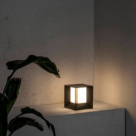 FARO Mila post lamp LED 18w dark grey