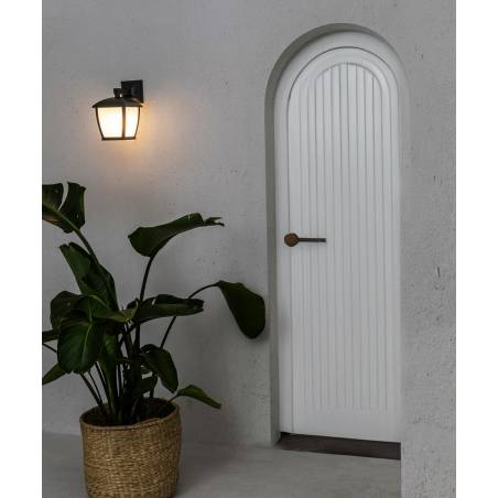 Aplique de exterior Wilma E27 IP44 gris oscuro - Faro
