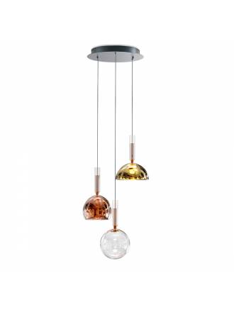 Lámpara colgante Charlize LED 3L - Schuller