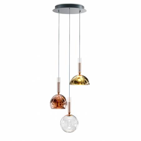 Lámpara colgante Charlize LED 3L - Schuller