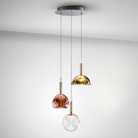 Lámpara colgante Charlize LED 3L - Schuller