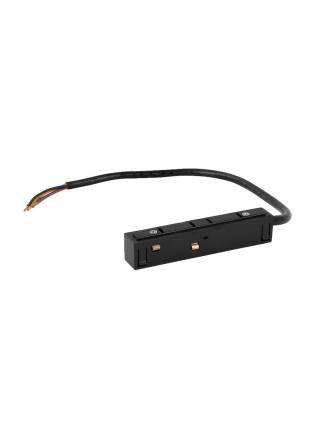 Conector inicial carril magnético 48V negro - Mantra