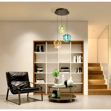 Lámpara colgante Ingrid LED 3l colores - Schuller