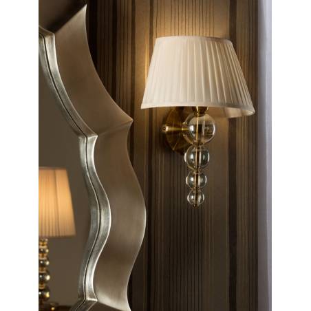 Aplique de pared Mercury E27 latón - Schuller