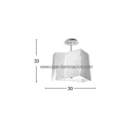 BRILLIANCE Axis ceiling lamp 2L colors