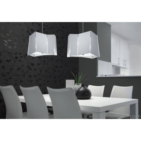 BRILLIANCE Axis pendant lamp 2 shade white BRILLIANCE Axis pendant lamp 2 shade white
