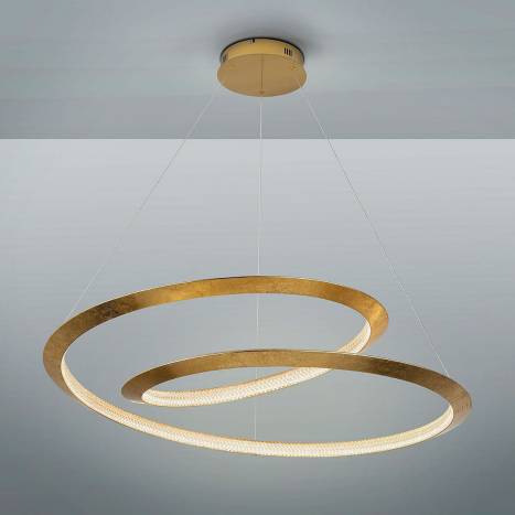 Lámpara colgante Eternity LED Ø97cm pan de oro - Schuller