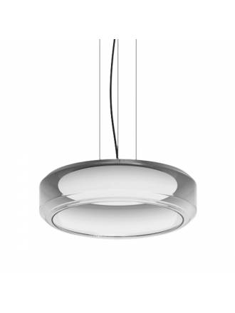Lámpara colgante Topico LED Ø45cm cristal - Ideal Lux
