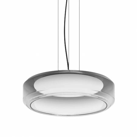Lámpara colgante Topico LED Ø45cm cristal - Ideal Lux