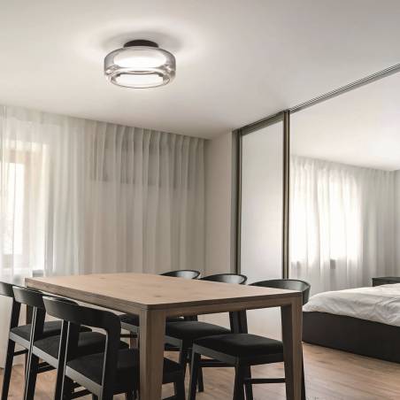 Plafón de techo Topico LED cristal - Ideal Lux