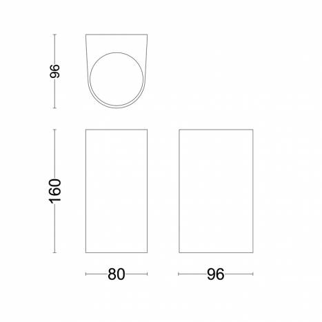 Aplique de pared Nightingale 2L GU10 IP44 - Philips