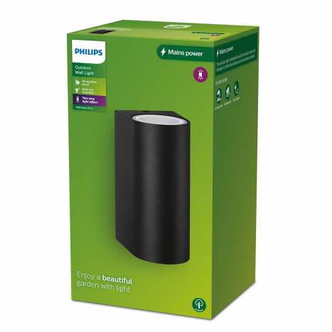 Aplique de pared Nightingale 2L GU10 IP44 - Philips