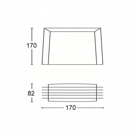 Aplique de pared Shades E27 IP44 - Philips