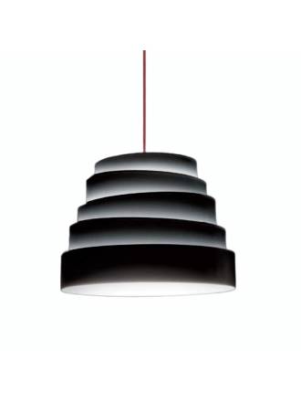 MASSMI Blur pendant lamp black fabric
