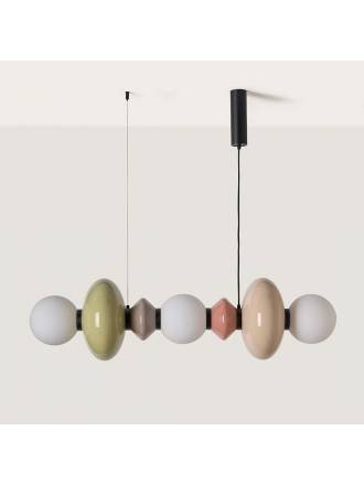 Lámpara colgante Mapi LED 100cm vidrio - Aromas