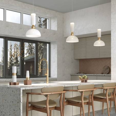 Lámpara colgante Antic E27 Ø30cm cristal - Maytoni