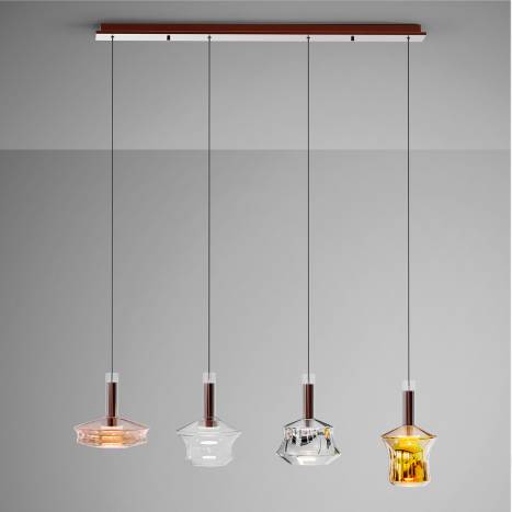 Lámpara colgante Scarlett LED 24w colores - Schuller