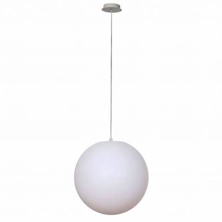 Lámpara colgante Avoriaz 1L E27 IP44 blanco - Mantra