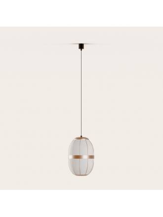 AROMAS Pull 1L G9 linen pendant lamp