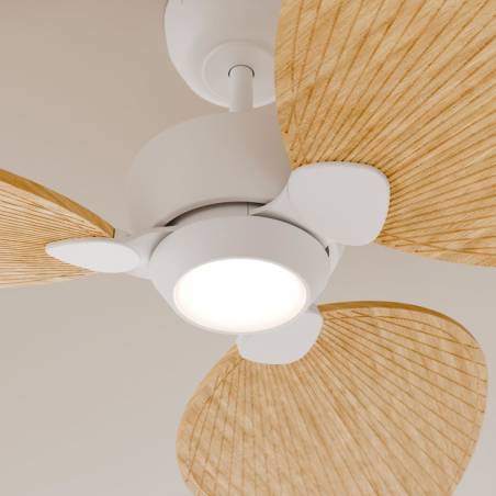 Ventilador de techo Alma DC LED Ø132cm 3 aspas blanco - Sulion