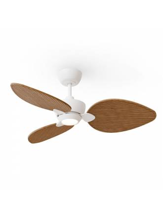 SULION Alma LED DC Ø100cm 3 blades ceiling fan white
