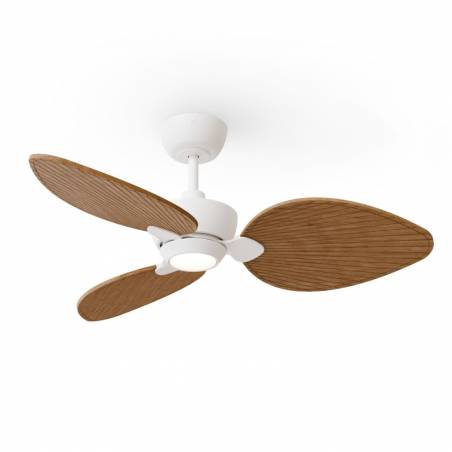 SULION Alma LED DC Ø100cm 3 blades ceiling fan white