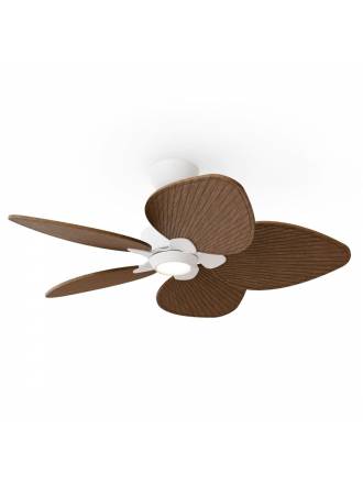 SULION Alma LED DC Ø100cm 5 blades ceiling fan white
