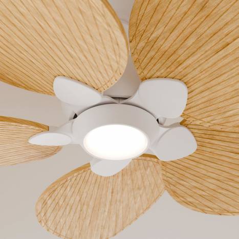 Ventilador de techo Alma DC LED Ø100cm 5 aspas blanco - Sulion