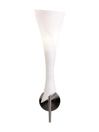 Aplique de pared Zack 1L E27 cristal - Mantra