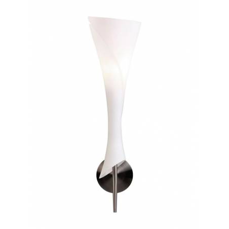 Aplique de pared Zack 1L E27 cristal - Mantra