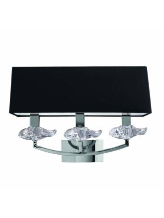 Mantra Akira wall lamp 3L black shade