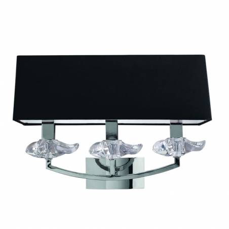 Mantra Akira wall lamp 3L black shade