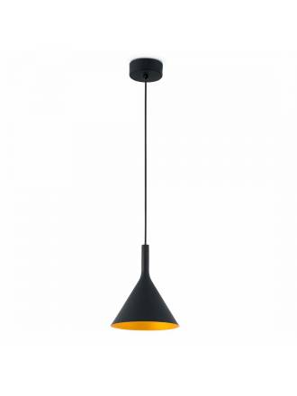 Lámpara colgante Pam LED negro + oro - Faro