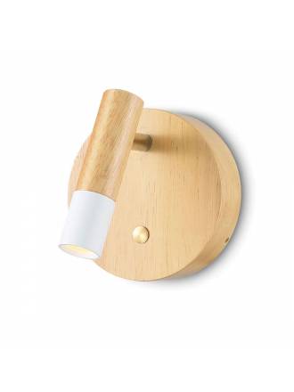 Aplique de pared Narcea LED 3w madera - Xana