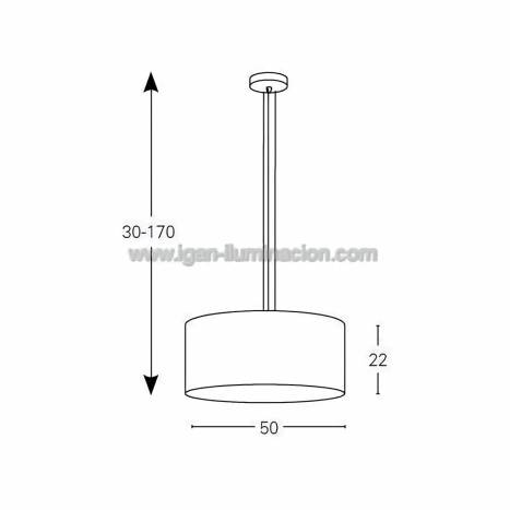 BRILLIANCE Mercury pendant lamp 3L black metal