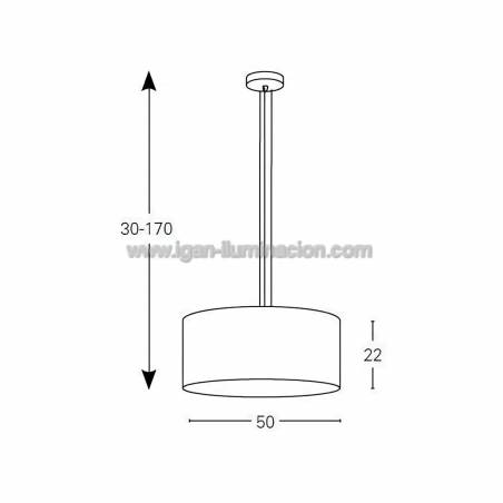 BRILLIANCE Mercury pendant lamp 3L black metal